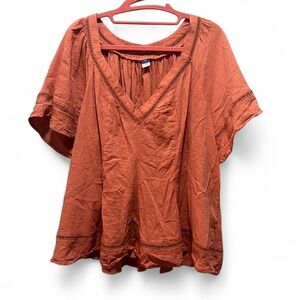 Old Navy Terracotta Blouse - XL